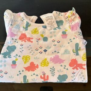 Disney Baby Bodysuit with Colorful Dinosaur Print